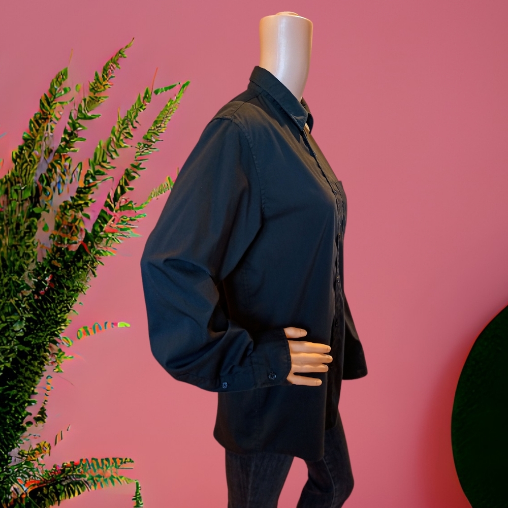 Z/C Habillé Men/Unisex Black Classic Dressing Shirt - Picture 5 of 16